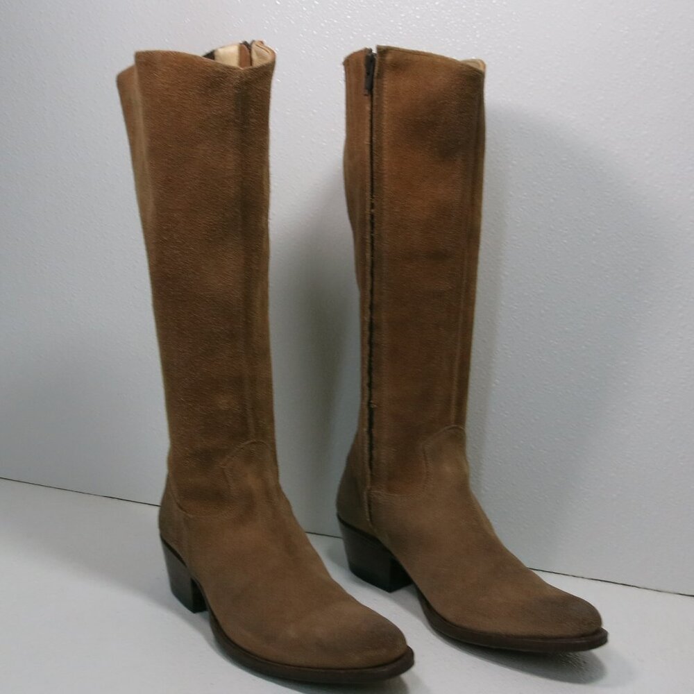 Sendra Inside Zippered Boots Brown Leather Equestrian Riding Boot Shoes Sz 5 - Picture 2 of 7